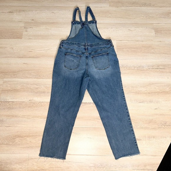Universal Thread Overalls Denim Modified 16/25 Cut Offs - Picture 6 of 12